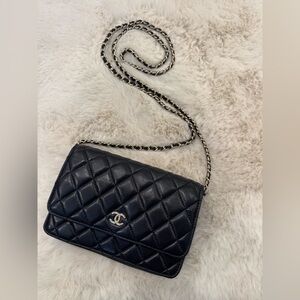 Chanel wallet on a chain